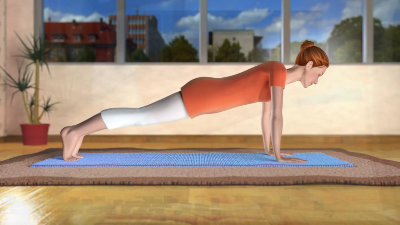 Yoga DandasanaPlank pose, Ashtang Namaskareight limb salute YouTube