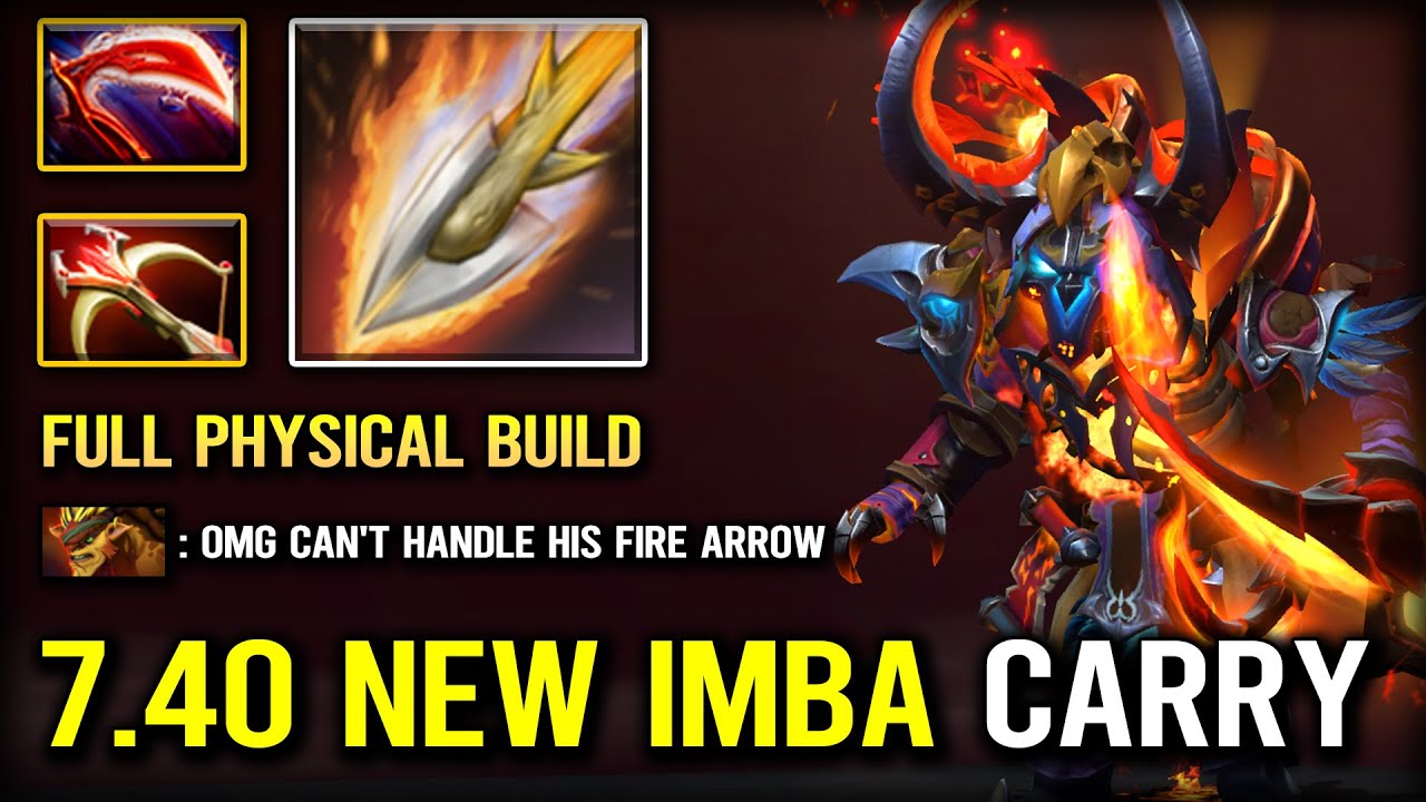 7.40B NEW IMBA CARRY Clinkz With Desolator + Daedalus Build Even Bristleback Can't Survive DotA 2