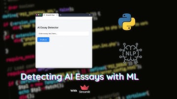 Streamlit App to Detect AI vs Human Writing (ML + NLP)