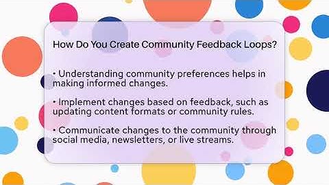 How Do You Create Community Feedback Loops? - Everyday-Networking