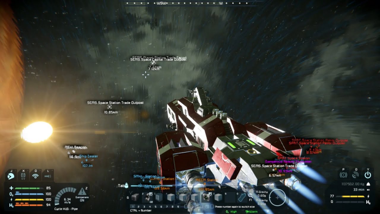 Space Engineers S01E27 Wir besuchen eine Schiffhändler Station - YouTube