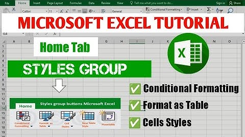 How to Use Styles Group in Excel || Conditional Formatting in Excel || #excel