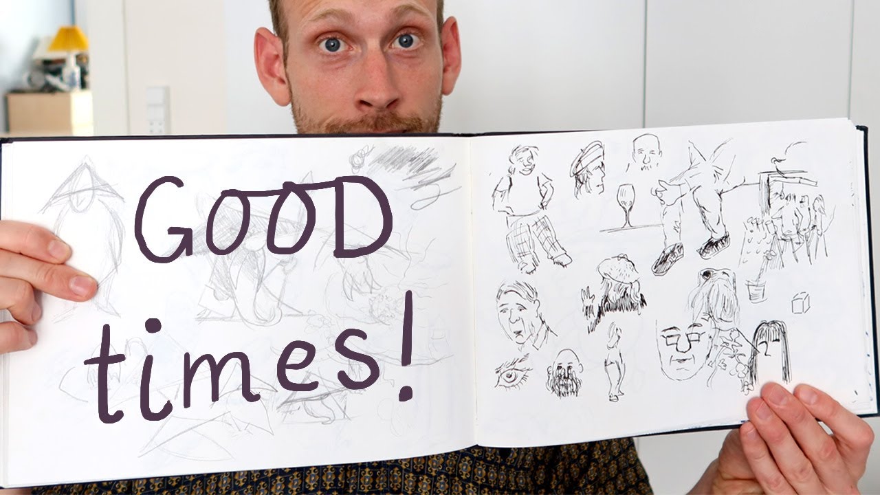 My VERY first Sketchbook from 2013! (SKETCHBOOK TOUR no. 10) - YouTube