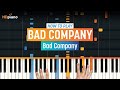 How To Play "Bad Company" by Bad Company | HDpiano (Part 1) Piano Tutorial