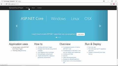 6- Razor Pages - MVVM en ASP.NET | Programando en ASP.NET CORE 2