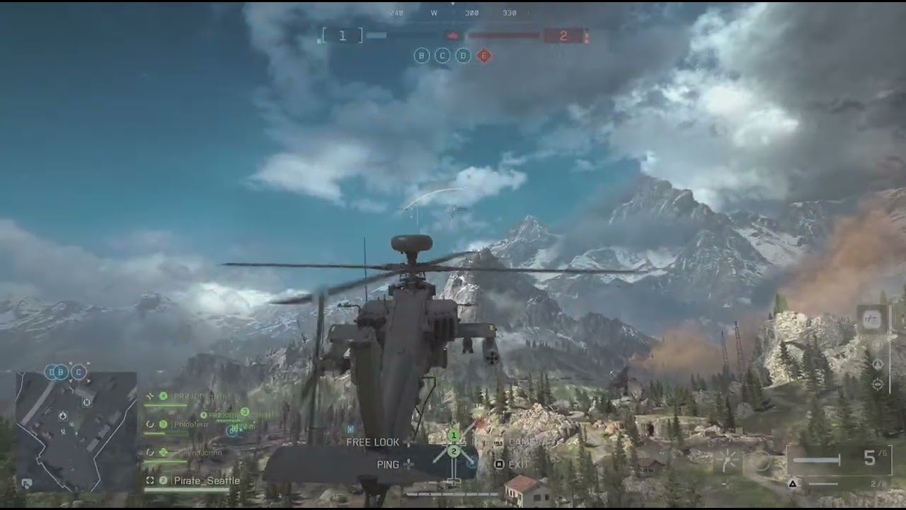 Apache Controlling Battlespace - Battlefield 6