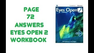 Eyes Open 2 Workbook Answers Key Page 72