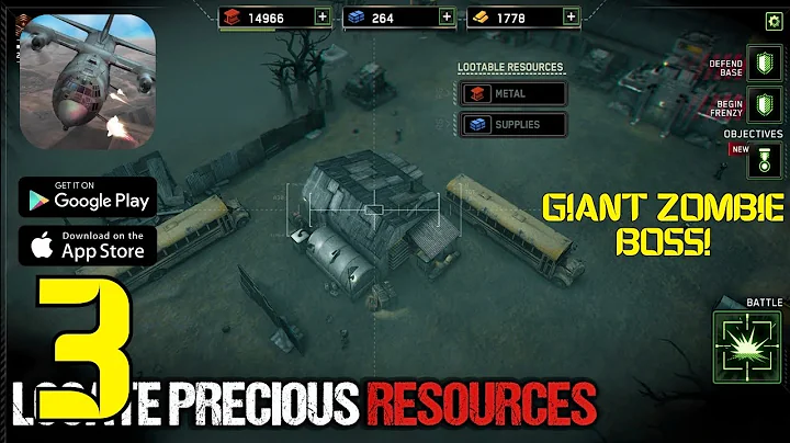 Zombie Gunship Survival - Gameplay Walkthrough Part 3 - GIANT Zombie Boss! (iOS, Android)