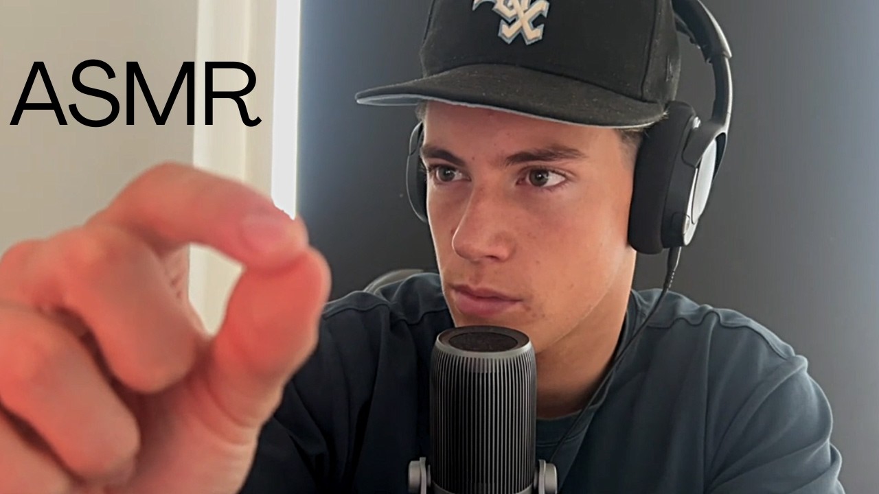 ASMR Wet Mouth Sounds & Slow Hand Movements - YouTube