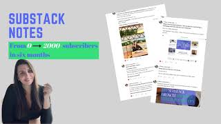 Substack Notes Took Me From 0 to 2,000 Subscribers