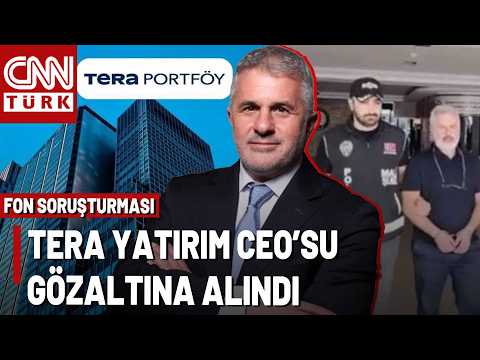 BREAKING NEWS🚨Fund Investigation Deepens: Tera Portfolio CEO Emir Münir Sarpyener Detained