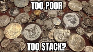 Too poor to stack silver?