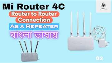 Xiaomi MI 4C Router Wireless Repeater Setup 2024 | MTZ Technology