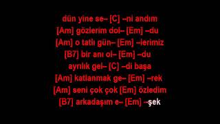 Arkadaşim Eşek - Barış Manço - Em - Karaoke