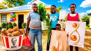 She Couldn't Believe How Beautiful Her Home Became after Suprise😱Kids Get Their First KFC Treat❤️