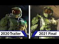 Halo Infinite | 2020 Gameplay VS 2021 Final Build | Graphics Comparison | The Handsome Craig