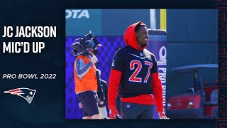 Celebrity "They got me going up against a cheetah for real" | 2022 Pro Bowl: J.C. Jackson Mic'd Up Profile