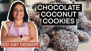 CHOCOLATE COCONUT COOKIES | EID DAY DESSERT IDEA | NO BAKE COOKIES | Everything But Pasta