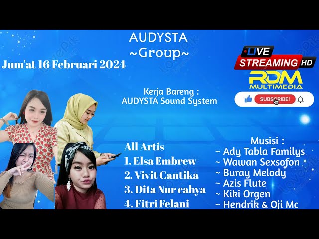 LIVE STREAMING || RDM MULTIMEDIA || AUDYSTA MUSIC || EDISI SIANG class=