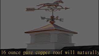 26' Square Coventry Vinyl Cupola with Horse Weathervane by Good Directions