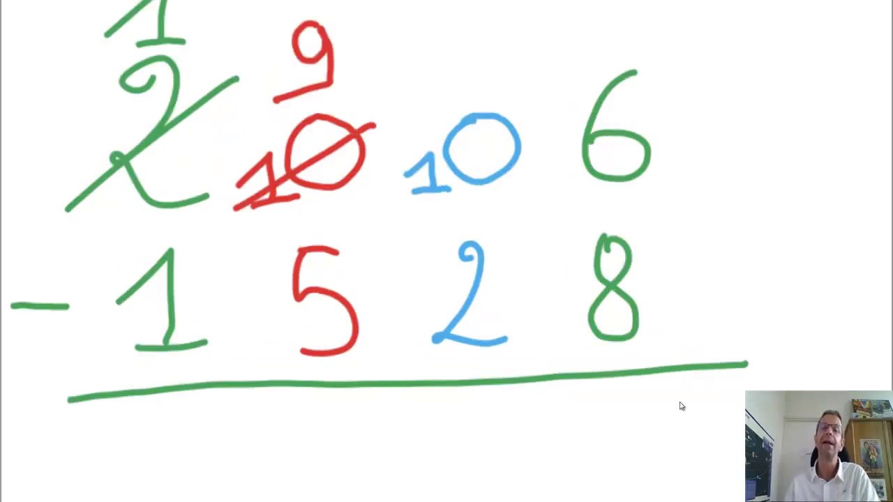 Les Deux Techniques De Soustraction Expliquees Pas A Pas Youtube