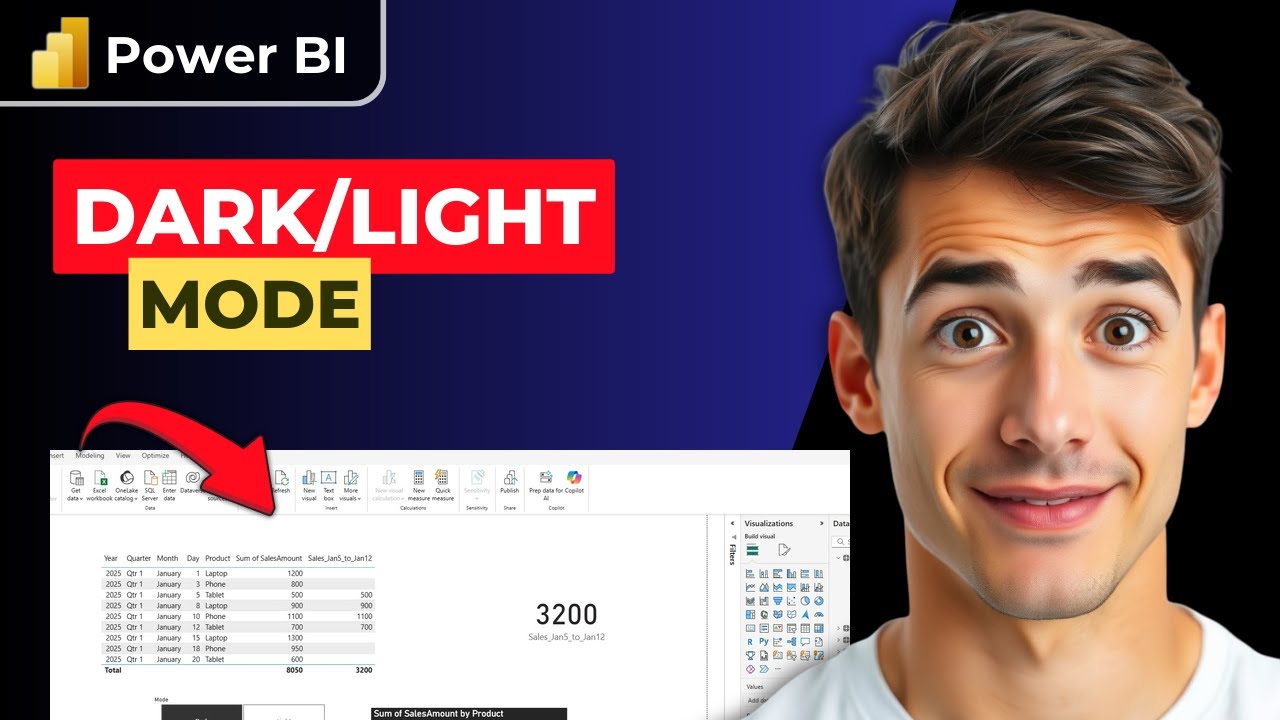 How To Create Dark And Light Mode Dashboard In Power BI (Easiest Way ...