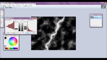 How to: Make a simple lightning strike stormy picture on Paint.NET