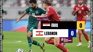 #AsianQualifiers - Group A | Iraq 0 - 0 Lebanon