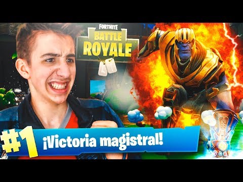 MI MEJOR VICTORIA con *THANOS* en FORTNITE: Battle Royale!! - MI MEJOR VICTORIA con *THANOS* en FORTNITE: Battle Royale!!
