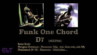 GLT03 - Backing Track Funk One Chord D7 - 90bpm