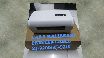 Cara Kalibrasi Printer ZJ-9200/ZJ-9210   #printerlabel #KalibrasiZJ-9200 #ThermalPrinter