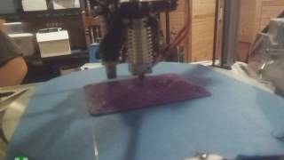 3D printing fail time lapse