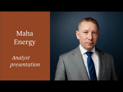 Maha Energy - Analyst Presentation - 2 juni 2022