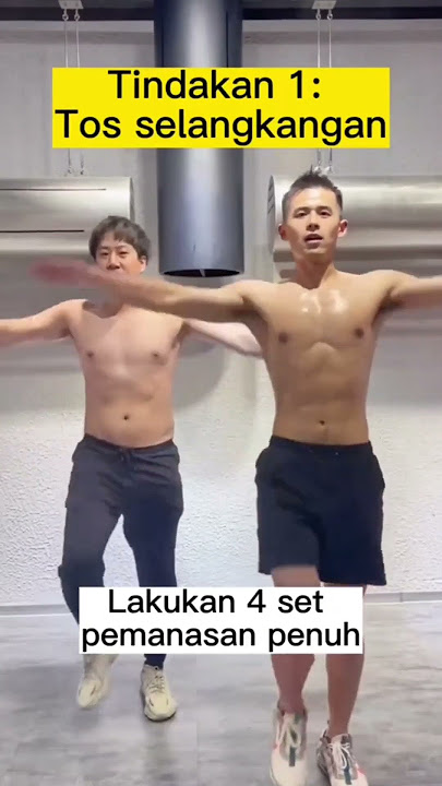 mengecilkan perut buncit #workout
