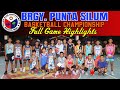 Brgy punta silum basketball championship game full
