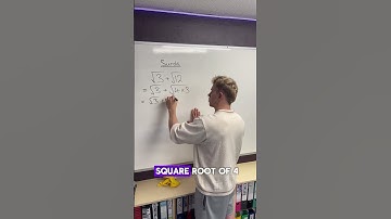 Adding Surds - #maths #gcse #tutor #higher #revise #algebra #surds