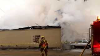 Downtown quincy, california - pizza factory fire burning on december
15, 2013 7:18 am