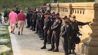 Protests take place outside Republican National Convention
