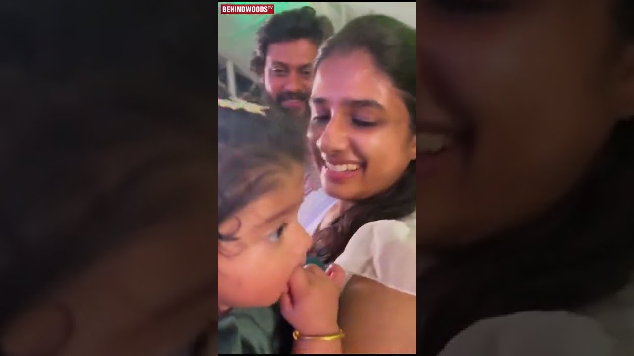 பாப்பா Camera பாருங்க 😍 Rio Sruthi குழந்தையை Cute-ஆ கொஞ்சிறாங்களே🥰அழகு ஜோடி நீங்க