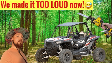 STRAIGHT PIPING MY RZR 1000! (step by step how too!)