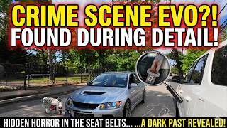 I Was Paid To Wash This JDM Evo 8... Then I Pulled The Seatbelts.