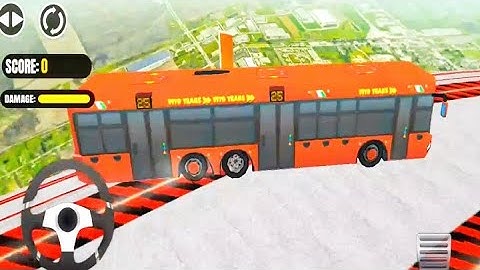 Impossible Game Bus Stunt 3D| Bus Simulator game| android gameplay