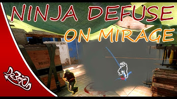 Cool Ninja Defuse On B Mirage - CS:GO
