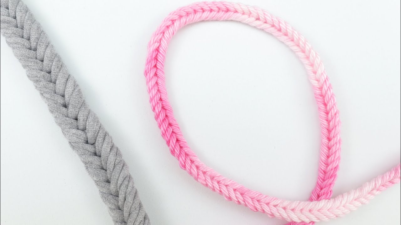 ШНУР ВЯЗАННЫМ КРЮЧКОМ - Вязание крючком для начинающих