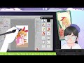 Say hi and draw with me☺️🎨✨️Drawing ko-fi supporters' doodle request!【Part. 94】【イラスト作業配信】