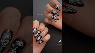 Uñas press-on ? nails spooky halloween witch beautytips nailstyle shorts lifestyle goth