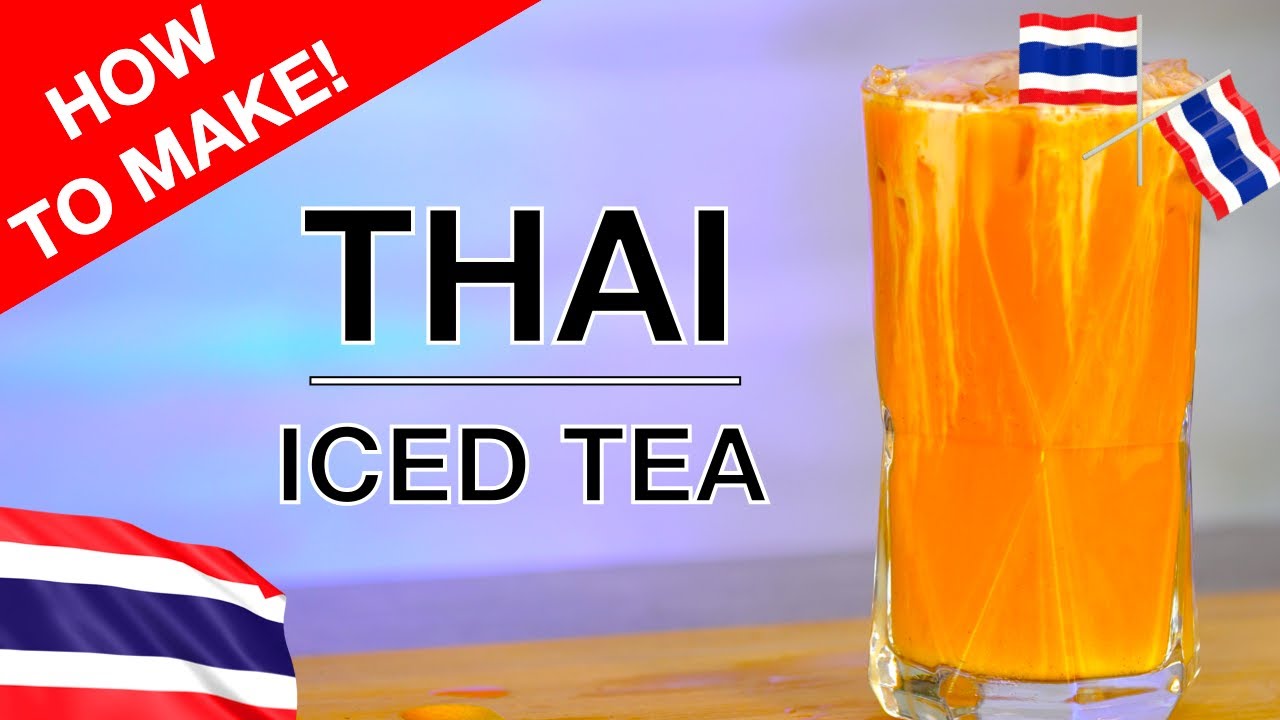 Watch Me Make Thai Iced Tea - Thai Street Food Style!