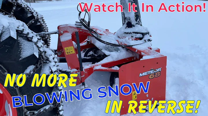 NO MORE BLOWING SNOW IN REVERSE | M.K. Martin Meteor Pull-Type Snowblower Review