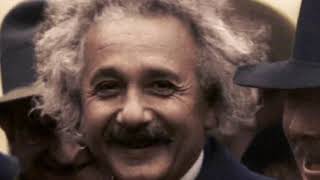 Albert Einstein 4K Color Video Rare