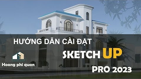 Hướng dẫn cài đặt phần mềm sketchup cho MacBook